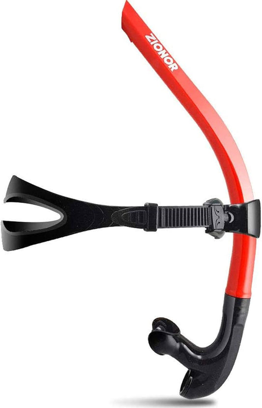 ZIONOR Snorkel Lap Swimming Swimmer Training Diving Snorkeling Comfortable Mouthpiece One-Way Purge Valve for Pool Open Water