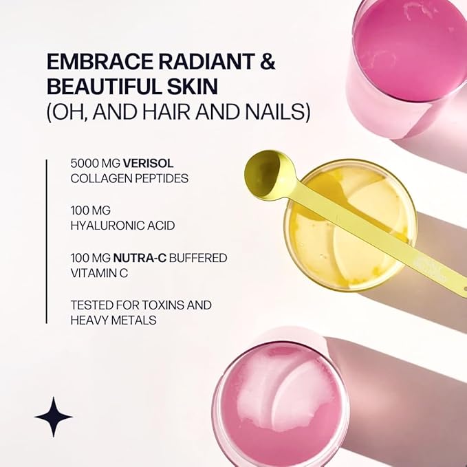 Sparkle Wellness Skin Boost Plus (No Flavor) [50-Serves] | Collagen Powder Supplement with VERISOL Bioactive Hydrolyzed Collagen Peptides, Vitamin C & Hyaluronic Acid