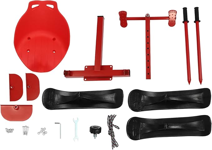 Snow Racer Scooter, Modern Ski Scooter Scooter up to 192.9lbs Board Snow Racer Sled for Kids and Adults