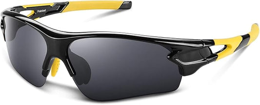 BEACOOL Polarized Sports Sunglasses for Men Women Youth Baseball Fishing Cycling Running Golf Motorcycle Tac Glasses UV400