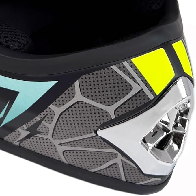 MMG Adult Motorcycle Off Road Helmet DOT - MX ATV Dirt Bike Motocross UTV - with Goggles