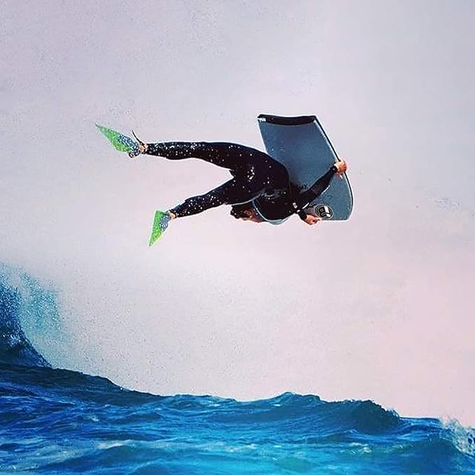 Bodyboard Leash Coiled Rope 4FT |Surf Accessories Replacement Surfboard Leash Red and Yellow