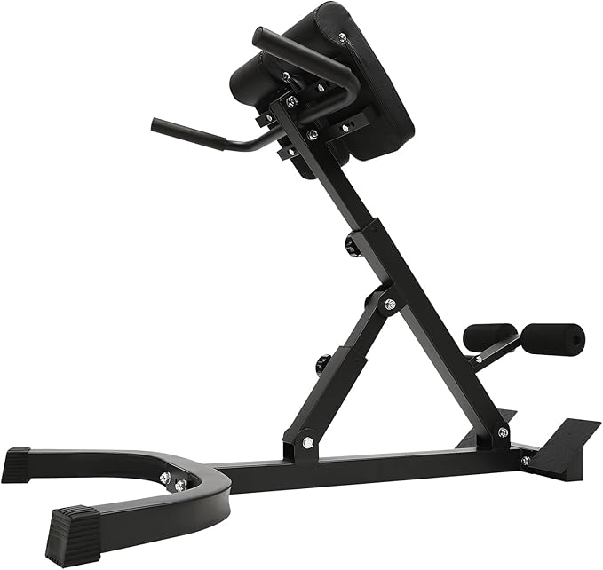 Multi-functional Bench Adjustable Design, Hyper Back Extension Roman Chair with Foldable Storage Design, Ab Sit up Bench for Slimming, Fat-Burning, Strength Training