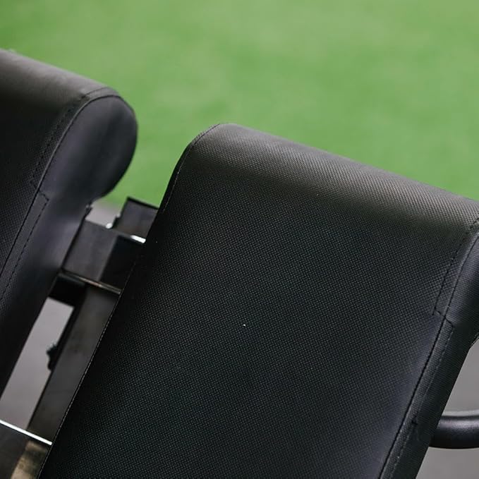 Titan Fitness Roman Chair Back Extension Machine, Adjustable Hyperextension Bench, Soft Durable Padding, Non-Slip Footplate, Adjustable Height, Home Gym Exercise Equipment