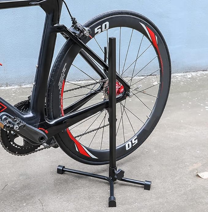 Topyond Vertical Bike Stand, Adjustable Upright Bicycle Stand Indoor, Tree Style Standing Bike Rack, Heavy Duty Bicycle Floor Parking Rack for Parking Bikes at Home, Repairing, Washing Chains