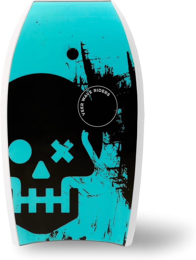 Veer Body Board - High Performance Adult or Child Sized Boogie Board - Bodyboard for Adults, Kids, Boys and Girls - Includes Premium Neoprene Tether with Two-Way Rotation