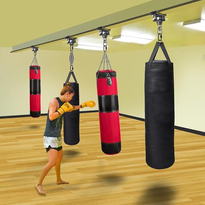 BeneLabel Punching Bag Hanger, Heavy Bag Mount, Boxing Bag Kit, Holder, Wall Mount, Accessories for Beam, 400KG Capacity