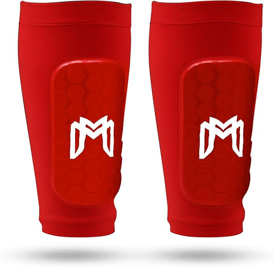 Mini Shin Guards Soccer – Built in Shin Pad Sleeves for Mens, Women, Teens - Small Shin Guards - Lightweight, Breathable Shin Defender Leg Protection
