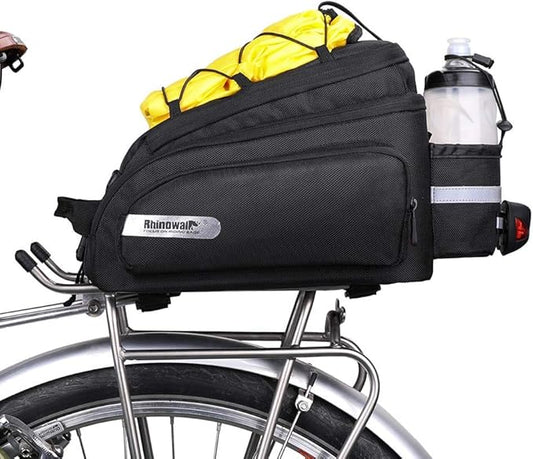 Rhinowalk Bike Bag Bike Trunk Bag Bike Pannier Bag,(for Bicycle Cargo Rack Saddle Bag Shoulder Bag Laptop Pannier Rack Bicycle Bag Professional Cycling Accessories)