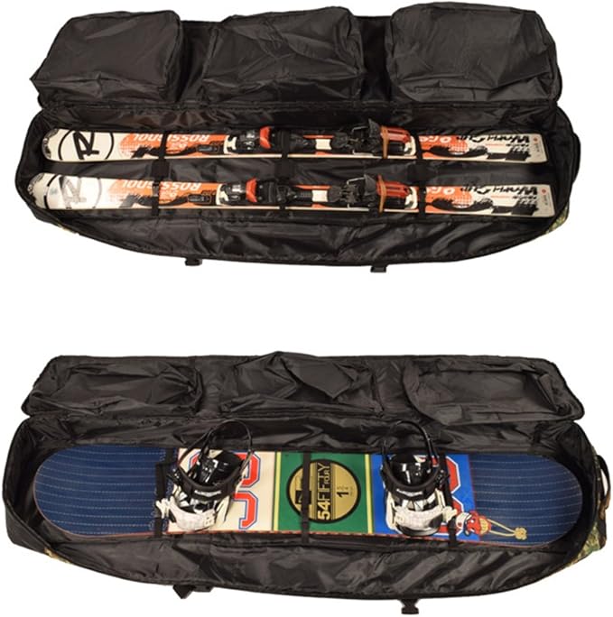 UNISTRENGH Waterproof Snowboard Bag Multi-compartment Adjustable Durable Snow Sports Equipment Backpack Bags for Air Travel