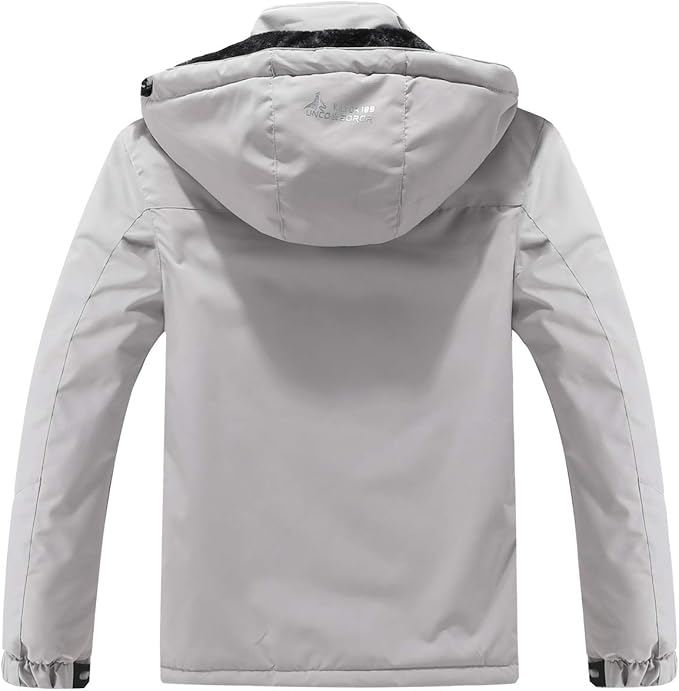 Men's Ski Jacket Warm Winter Snow Coat Waterproof Mountain Windbreaker Snowboarding Jacket Hooded for Hiking Traval