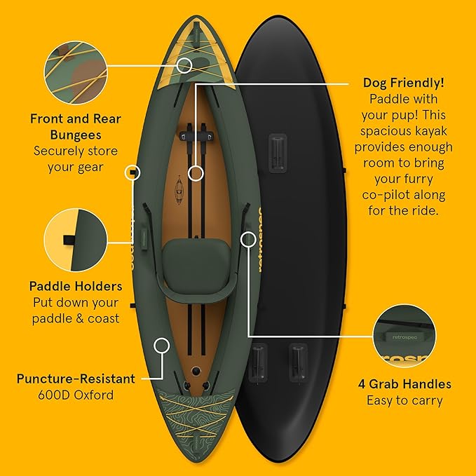 Retrospec Coaster Single & Tandem Inflatable Kayak