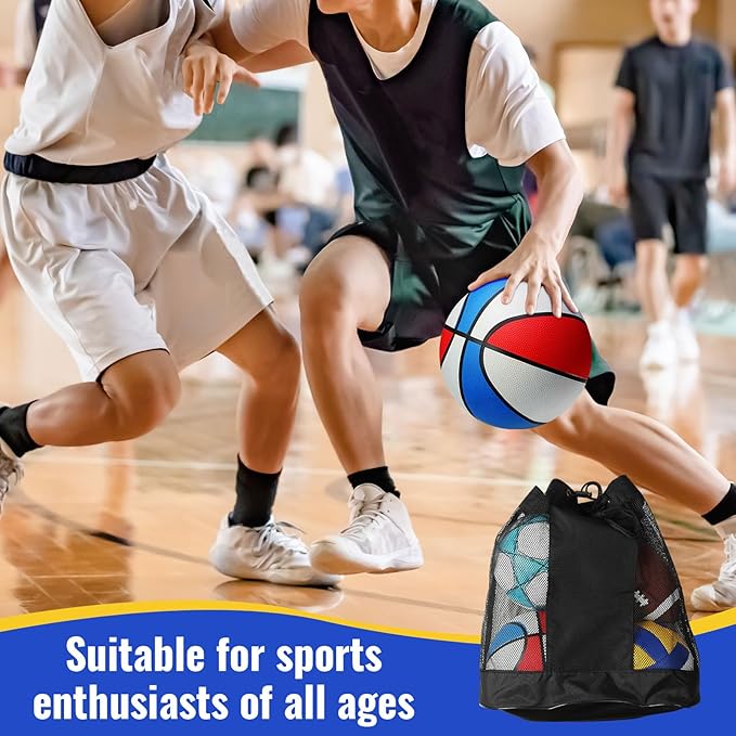 Jerify 4 Pcs Sport Balls Set Official Size Athletic Balls Include Soccer, Football, Basketball, Volleyball for Indoor Outdoor Game Teens Youth Adult Operation Christmas Ball Gifts