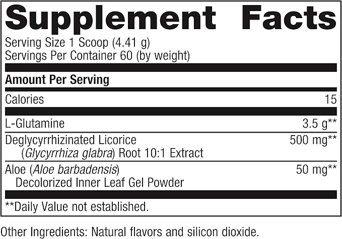Metagenics Glutagenics - for Immune Support, Gut Health & Proper Digestion* - with L-Glutamine, Aloe Powder & DGL - Amino Acid Supplement for Men & Women - 60 Servings - 9.33 Oz