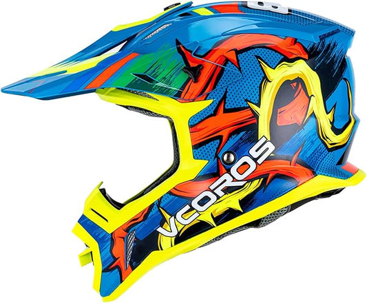 VCOROS H637 Adult Motocross Helmets ATV Dirtbike BMX MX Offroad Adventure UTV Helmets DOT Approved