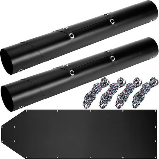 Tlswshsy 2pcs Deer Drag Sleds-Multi-Purpose Utility Sled for Hauling Ice Fishing Supplies, Fire Wood, Duck Hunting, Fishing Gear and Accessories