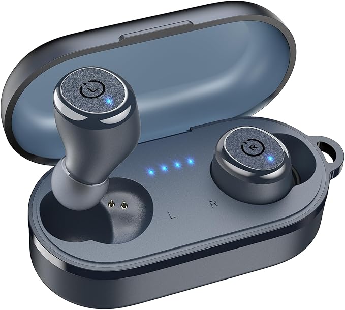 TOZO T10 Wireless Earbuds Bluetooth 5.3 Headphones, App Customize EQ, Ergonomic Design, 55H Playtime, Wireless Charging Case, IPX8 Waterproof Sound in-Ear Headset, 2025 New Version