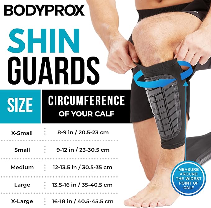 Soccer Shin Guards Sleeves for Men, Women and Youth