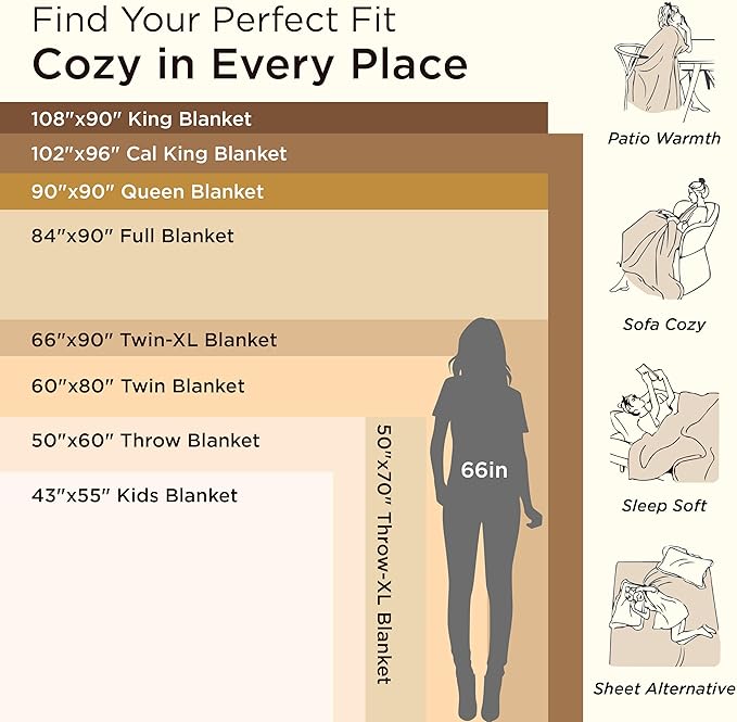 Bedsure Fleece Bed Blankets Queen Size Grey - Soft Lightweight Plush Fuzzy Cozy Luxury Fall Blanket Microfiber, Room Home Decor Gifts for Women and Men, 90x90 inches