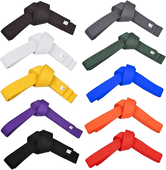 Karate Belt, All-Purpose Martial Arts Belt, Judo Belt, Taekwondo belt, Durable MMA Belt Size 4.2 cm