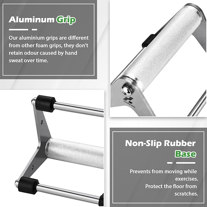 Push Up Stand, Pushup Handles for Strength Training, Heavy-duty Stainless Steel Push Up Bars Gym Exercise Equipment, Hold Up to 500lbs, 1 Pair