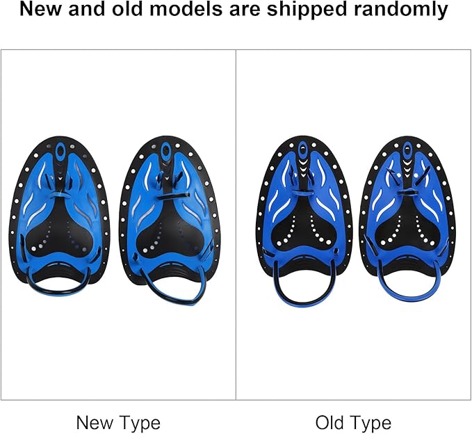 Swim Fins, Adjustable Kids Flippers for Swimming, Professional Swim Hand Paddles, Flat Paddles for Kids, Children, Men, Women