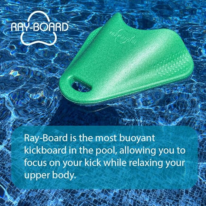 Swim Kickboard: Ergonomic for Comfort and Performance- Promotes Natural Swimming Position, Supportive Kick Board | Advanced Workout and Training Equipment for Pool