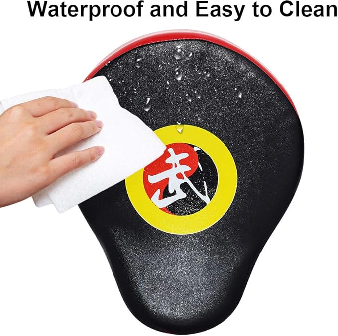 TLBTEK 2PCS Curved Punching Mitts Boxing Pads Hand Target Gloves Training Focus Pads for Kickboxing Muay Thai MMA Martial Art UFC for Kids, Men & Women