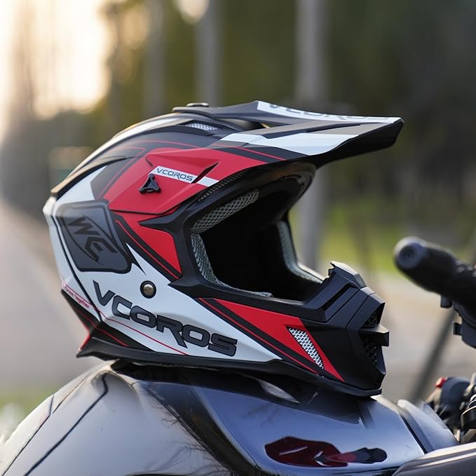 VCOROS H637 Adult Motocross Helmets ATV Dirtbike BMX MX Offroad Adventure UTV Helmets DOT Approved