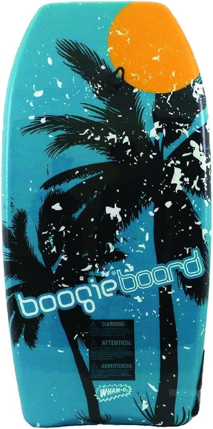 Wham-O Boogie Boards, 37" Body Board for Beach, Lightweight Bodyboard with Wrist Leash for Beginners and Training All Wave Conditions(1 Pack)