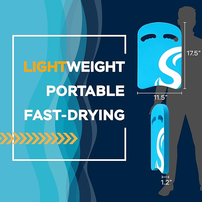 Sunlite Sports Swimming Kickboard - One Size Fits All - A Great Training Aid for Children and Adults