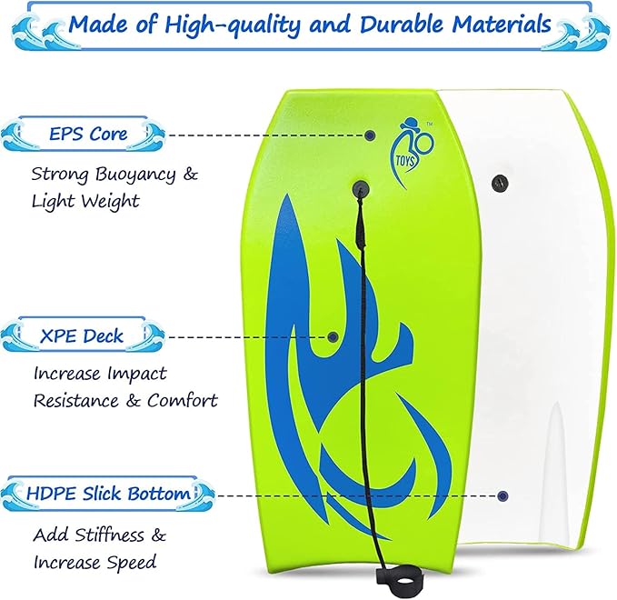 Body Board Lightweight with EPS Core