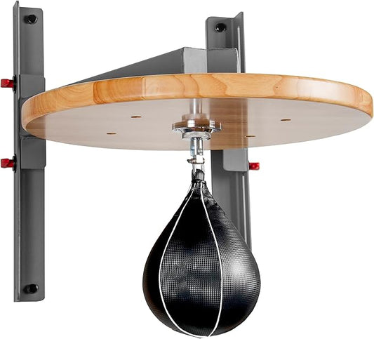 XMark Wall Mounted Speed Bag Platform with Shackle Swivel for MMA and Boxing
