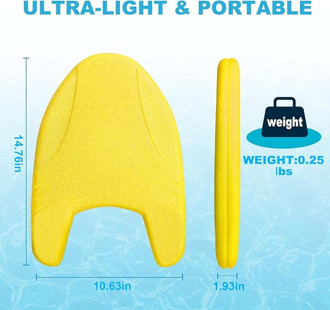 EPP Swimming Kickboard, Training Board, with Ultra-Lightweight and Great Buoyancy for Swimming Lessons, Lap Swimming, Water Aerobics