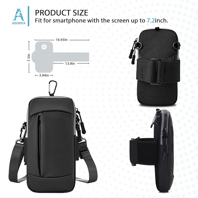 Phone Holder Arm Bands for Running Armband Small Crossbody Bags for Women Kids,iPhone 15 14 13 12 11 Pro Max Xs Xr X 6 7 8 Plus SE Mini Galaxy Ultra Edge S24 S23 Note