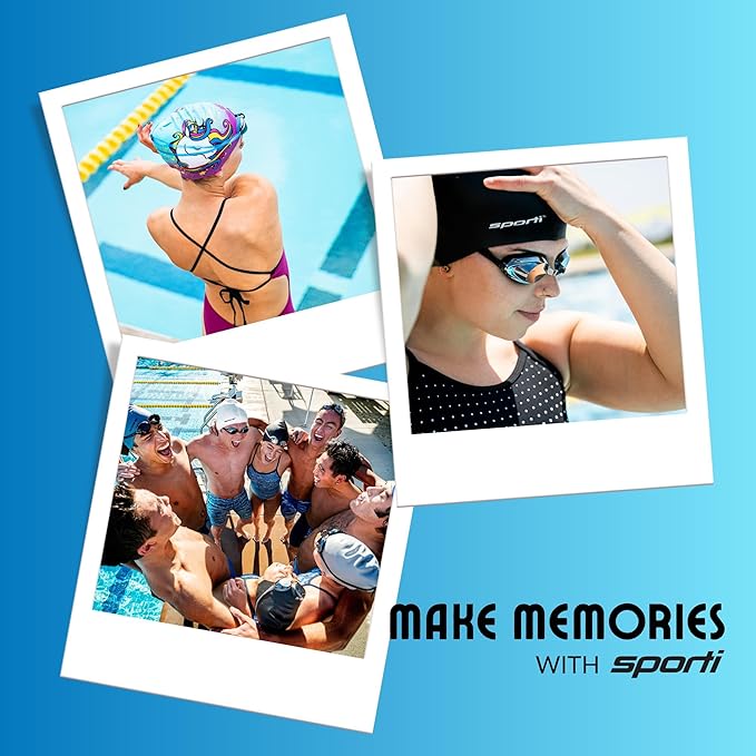 Sporti Silicone Ear Swim Cap