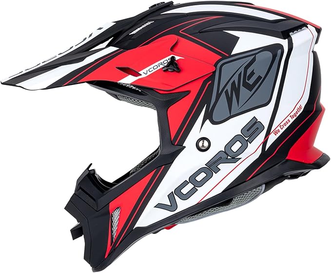 VCOROS H637 Adult Motocross Helmets ATV Dirtbike BMX MX Offroad Adventure UTV Helmets DOT Approved