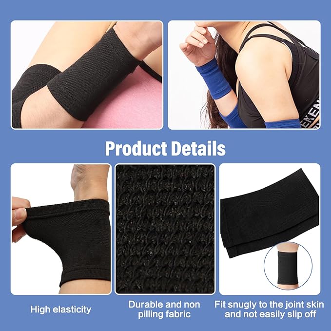 Figure 8 Fitness Resistance Band, Arm Back Shoulder Exercise Elastic Rope Stretch Fitness Band, Foot, Leg, Hand Stretcher, Arm Exerciser for Yoga Pilates Stretching Physical Therapy（Purple and Blue