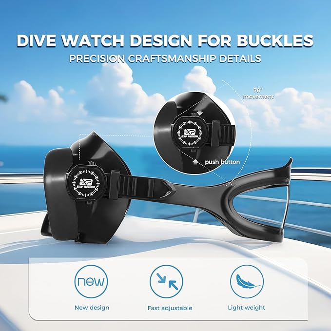 Scuba Diving Mask for Adults - Premium Anti-Fog Snorkeling Mask Comfortable & Leak-Proof Swim Goggles with Nose Cover for Scuba Diving, Snorkeling & Underwater Adventures