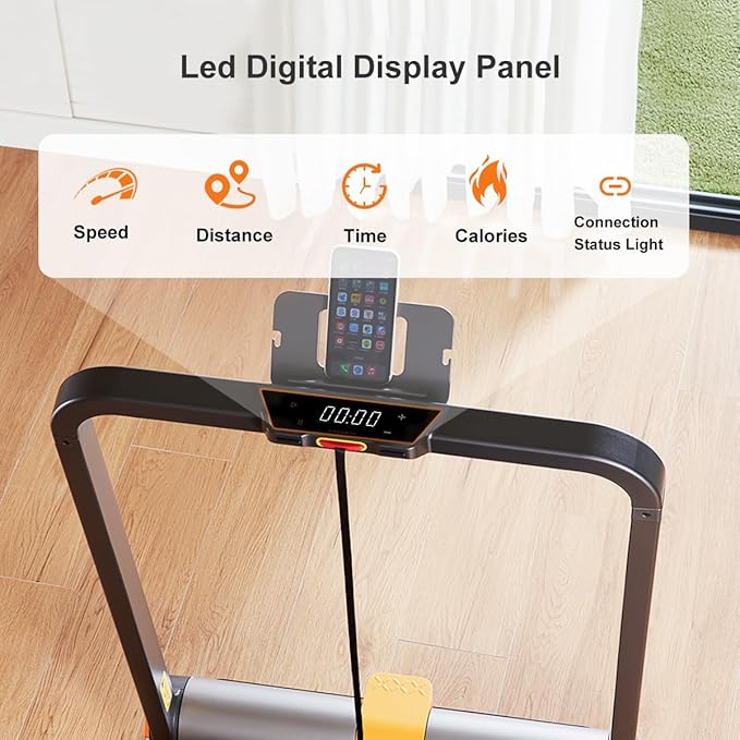 WALKINGPAD MC11 Folding Treadmill for Home, Extended Belt, Compact Running Machine with 7.5 mph Max Speed, No Assembly Needed