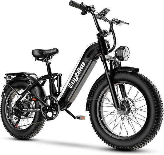 1500W Electric Bike for Adults,48V 20/60Ah Removable Battery Max Range 80Miles & 30MPH Electric Bicycle,20''×4" Fat Tire Ebike,Adult Electric Bicycles for Commute Beach Snow,E-Bike UL Certified