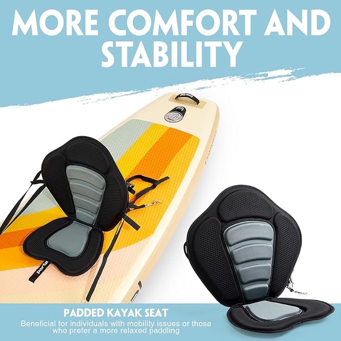 PORTAL SUP Inflatable Paddle Board for Adults 10'6'' Stand Up Paddleboard,Non-Slip Deck Blow up Paddle Boards with Adjustable Paddle, Carry Bag, and Repair Kit