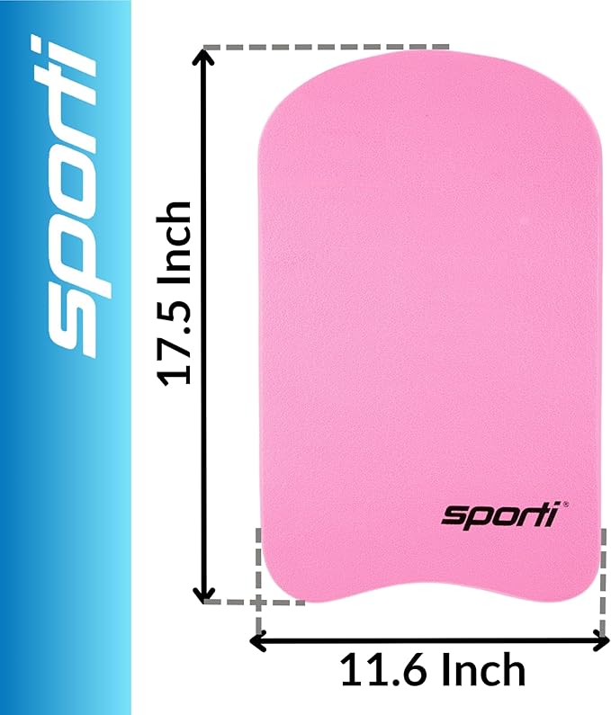 Sporti Adult Kickboard for Swim Training - Swimming Kickboard for Men Women, Water Board for Adult, Swimming Training Aid