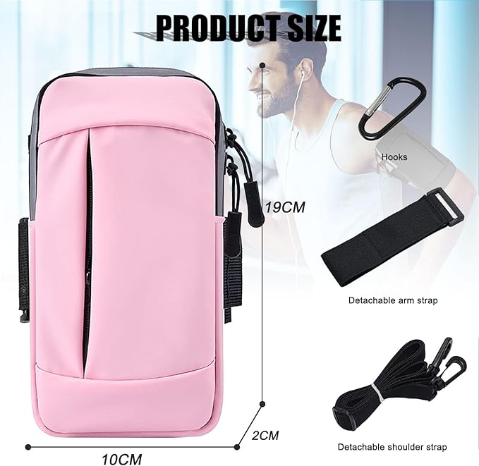 Phone Holder Arm Bands for Running Armband Small Crossbody Bags for Women Kids,iPhone 15 14 13 12 11 Pro Max Xs Xr X 6 7 8 Plus SE Mini Galaxy Ultra Edge S24 S23 Note