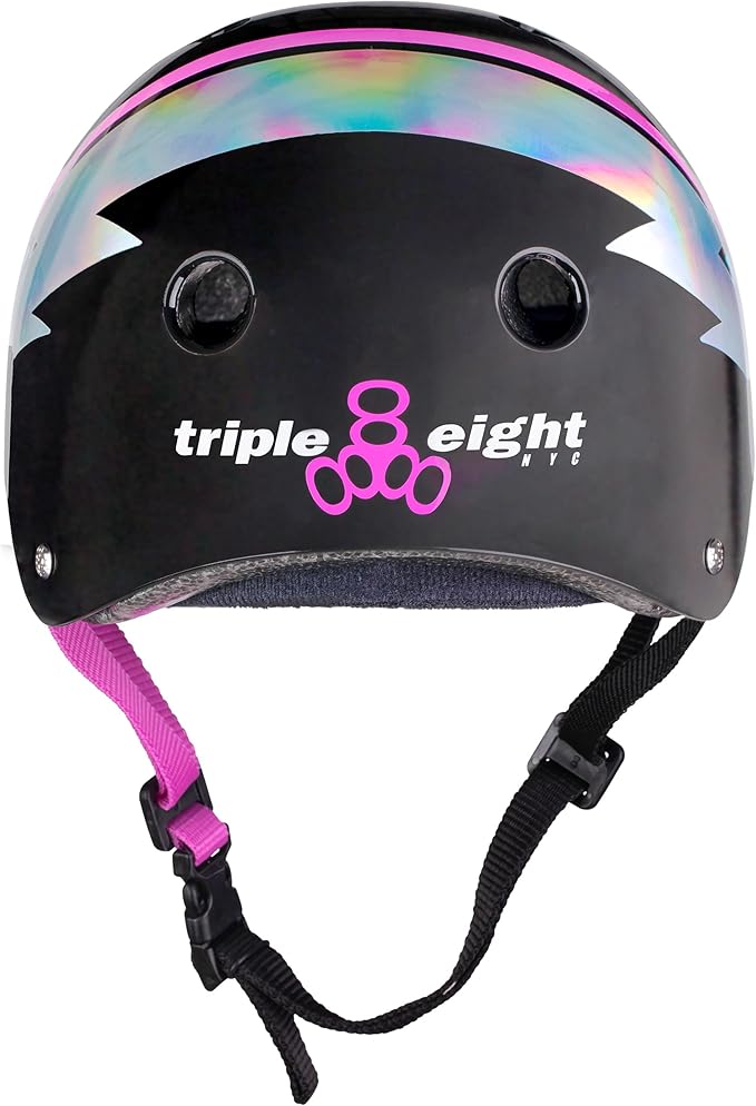 Triple Eight Certified Sweatsaver Helmet for Skateboarding, BMX, Roller Derby, Roller Skating, Inline Skating, Scooter and Bike