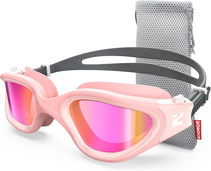 ZIONOR Swim Goggles, G1 SE Swimming Goggles Anti-fog for Adult Men Women
