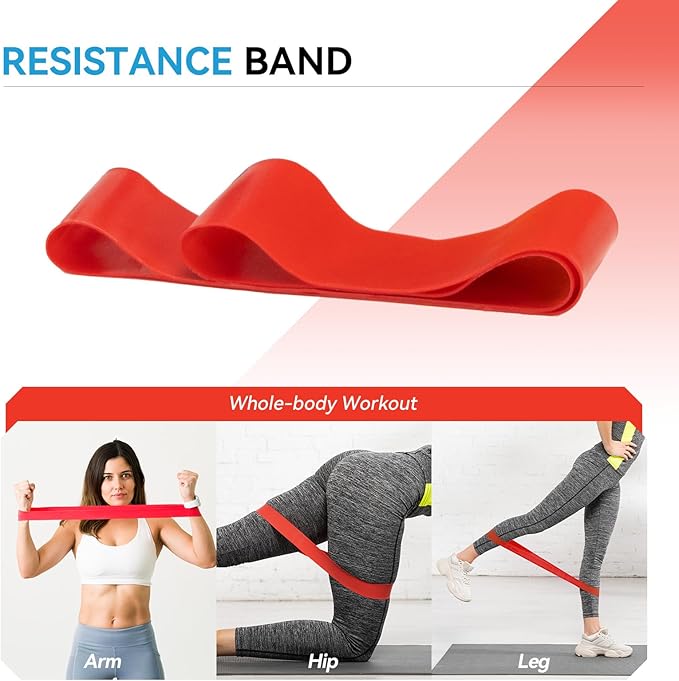 5 in 1 Foam Roller Set, High Density Fitness Exercise Foam Roller for Deep Tissue Muscle Massage, Massage Roller, Massage Ball, Resistance Band, for Whole Body(Tiffany Green)