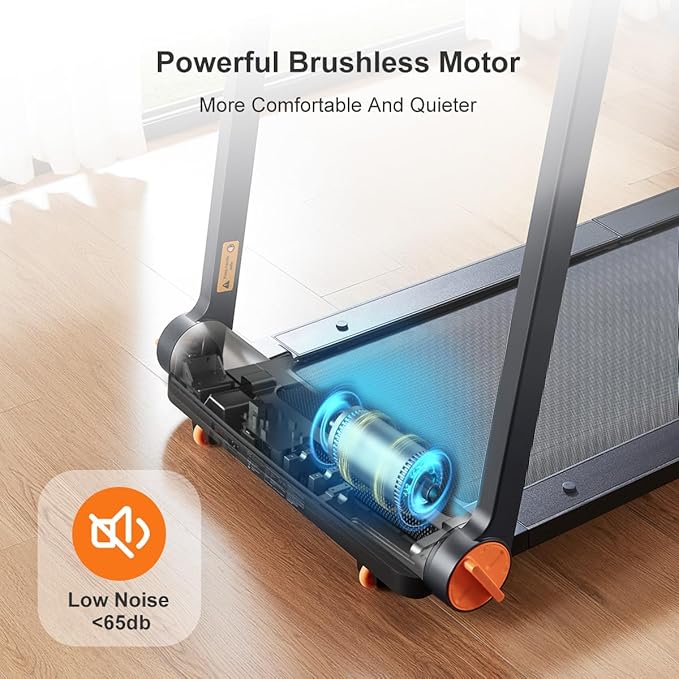 WALKINGPAD MC11 Folding Treadmill for Home, Extended Belt, Compact Running Machine with 7.5 mph Max Speed, No Assembly Needed