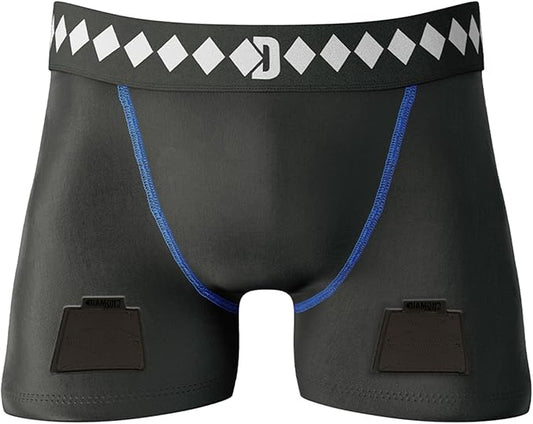 Diamond MMA Hockey Jock Short with Built-in Jock Strap & Athletic Cup Pocket