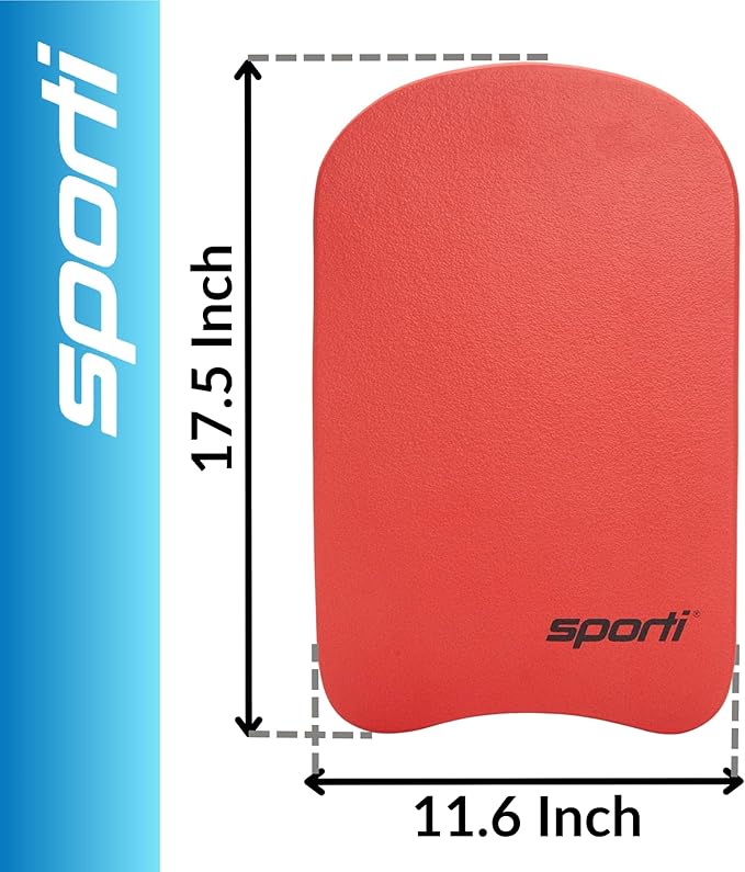 Sporti Adult Kickboard for Swim Training - Swimming Kickboard for Men Women, Water Board for Adult, Swimming Training Aid